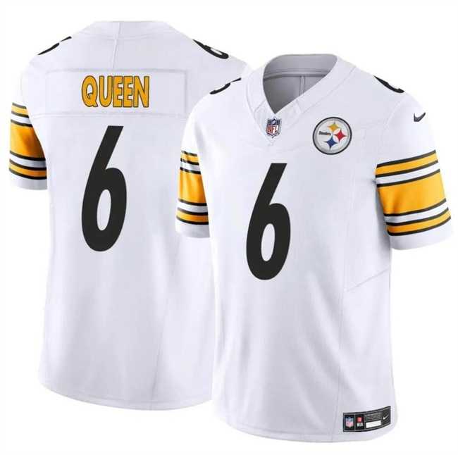 Men & Women & Youth Pittsburgh Steelers #6 Patrick Queen White 2024 F.U.S.E. Alternate Vapor Untouchable Limited Stitched Jersey,We sell and wholesale Men & Women & Youth Pittsburgh Steelers #6 Patrick Queen White 2024 F.U.S.E. Alternate Vapor Untouchable Limited Stitched Jersey on line form chian!